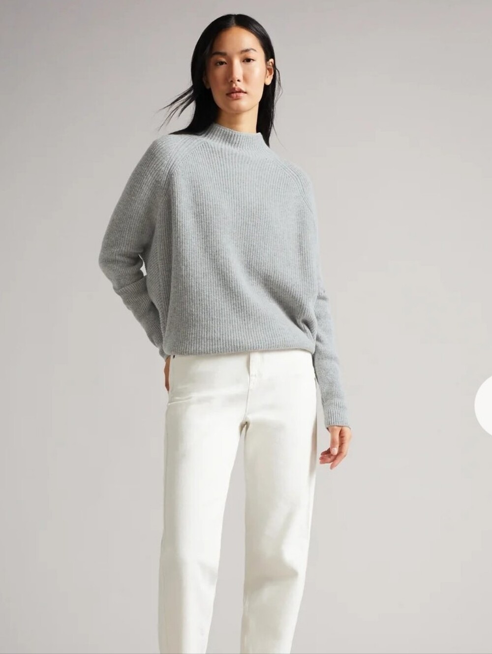 Ted Baker "Ggracie" batwing knit sweater Sz Oversized S